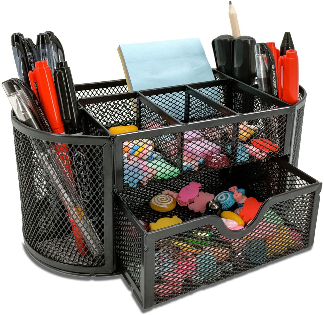 Practical Office Desk Pen Pot Ruler Pencil Holder Cup Mesh Organizer Container Practical Office Desk Pen Pot Ruler Pencil Holder Cup Mesh Organizer Container